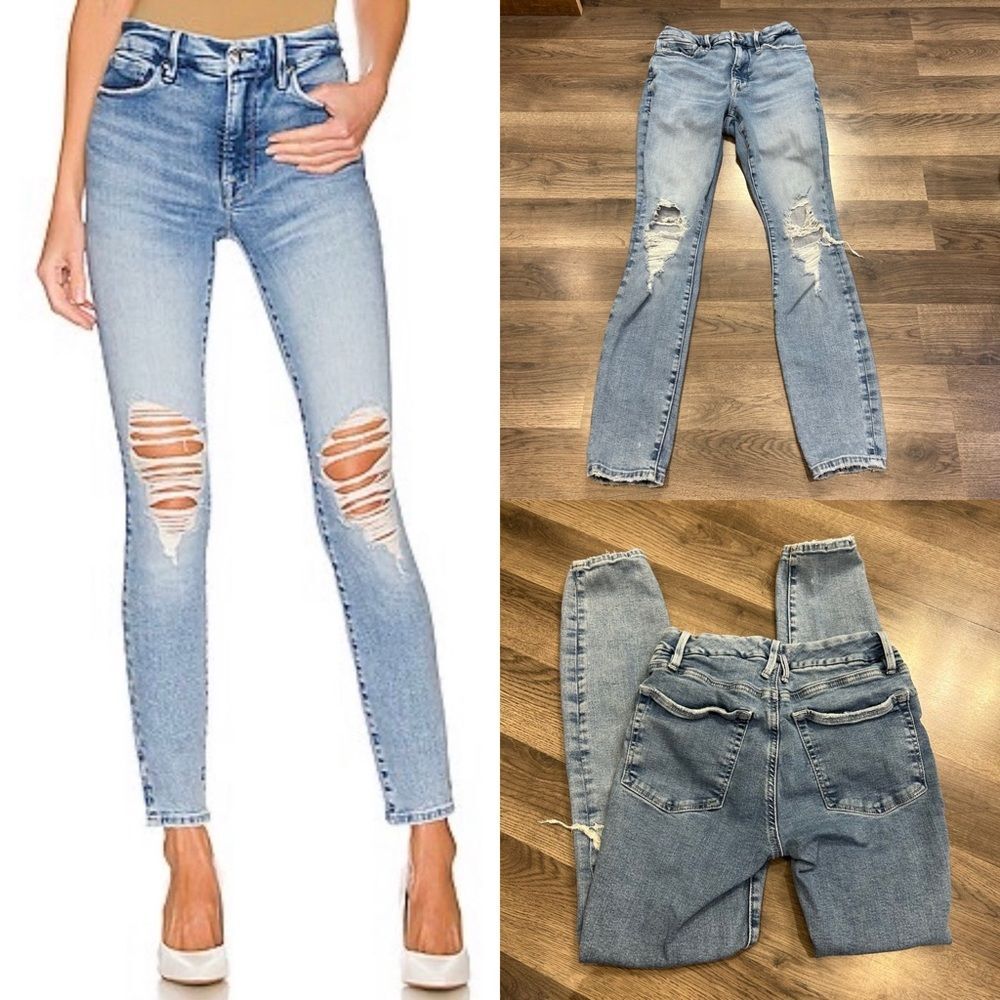 Good American good legs jeans skinny tummy control women’s 2 / 26